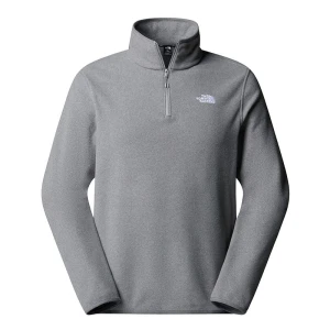 Bluza męska The North Face Glacier 1/4 Zip Fleece 0A8D0QCQI1 - szara