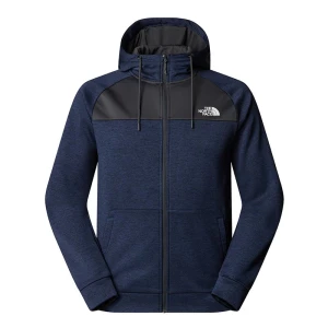 Bluza męska The North Face Reaxion Fleece Full-Zip Hoodie 0A8CNP9U21 - granatowo-czarna