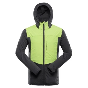 Bluza męska trekkingowa z kapturem Zoll zielona Alpine Pro