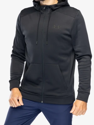 Bluza męska Under Armour Armour Fleece Full-Zip Hoodie – black