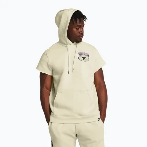 Bluza męska Under Armour Project Rock Q1 SS Icon Fleece Hoodie beige