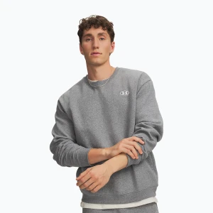 Bluza męska Under Armour Rival Fleece Crew castlerock light heather/white Szary