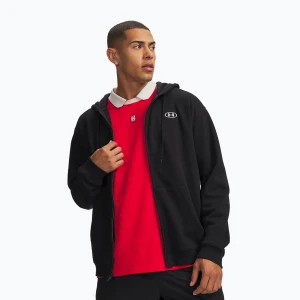 Bluza męska Under Armour Rival Fleece Full Zip ultimate black / white