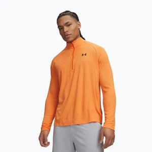 Bluza męska Under Armour Tech Textured 1 / 2 Zip LS outrageous orange / black