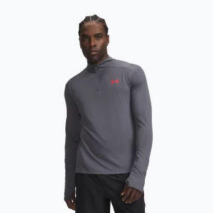 Bluza męska Under Armour Tech Utility 1/4 Zip castlerock/racer red Szary