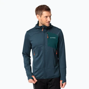 Bluza męska VAUDE Monviso Fleece II dark sea / green Granatowy