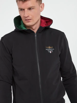 Zdjęcie produktu Bluza męska z odpinanym kapturem AERONAUTICA MILITARE