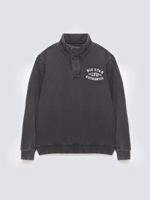 Bluza męska ze stójką czarna Julian 906 BIG STAR