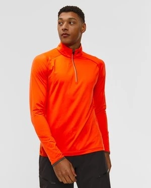 Bluza Midlayer Męska Kjus Men Feel Half-zip Pomarańczowa