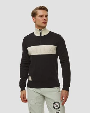 Bluza Midlayer Męski Amundsen Sports 5mila Half-zip Sweater Granatowa