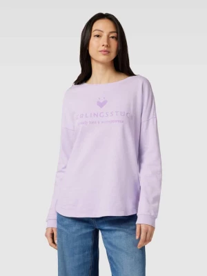 Bluza model ‘Caron’ w kolorze liliowym Lieblingsstück