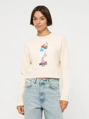 Bluza MOSCHINO mleczny