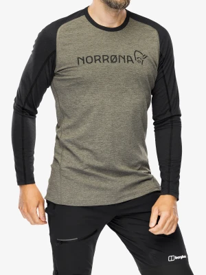 Bluza na rower Norrona Fjora Equaliser Lightweight LS - olive night