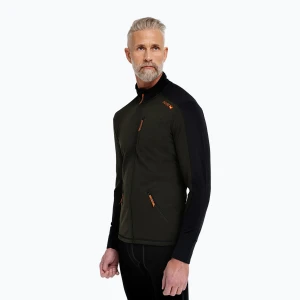 Bluza narciarska męska Dovre Midlayer Full Zip khaki Zielony