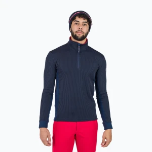 Bluza narciarska męska Rossignol Cieloalto Fleece Half zip dark navy Granatowy