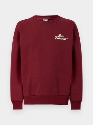 Bluza New Balance bordowy