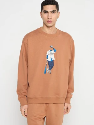 Bluza New Balance brązowy