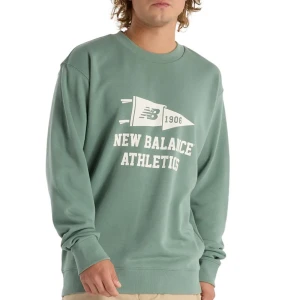 Bluza męska New Balance MT51929DKJ - zielona