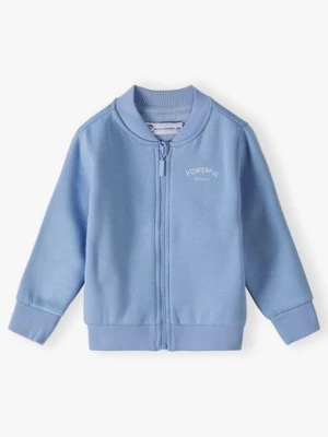 Bluza niemowlęca rozpinana niebieska -  Powerful #Family Family Concept by 5.10.15.