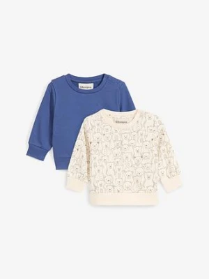 Bluza niemowlęca z bawełny organicznej (2 szt.) bonprix
