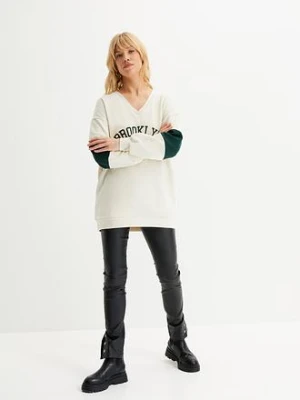 Bluza o fasonie oversize bonprix