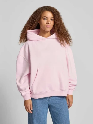 Bluza o kroju boyfriend z kapturem i kieszenią kangurką model ‘Iconic’ OH APRIL