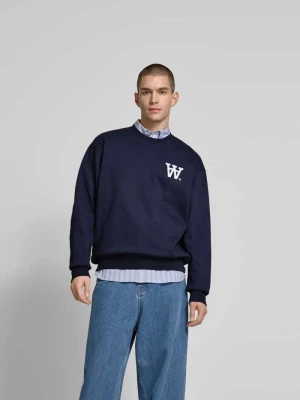 Bluza o kroju oversized z bawełny Wood Wood