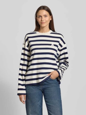 Bluza o kroju oversized z czystej bawełny ekologicznej model ‘ICONIC FRANKAA BOLD’ ARMEDANGELS