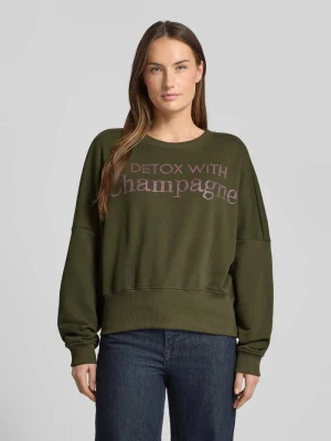 Bluza o kroju oversized z czystej bawełny miss goodlife