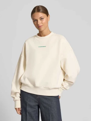 Bluza o kroju oversized z czystej bawełny model ‘ALIZAA’ ARMEDANGELS Złamany biały
