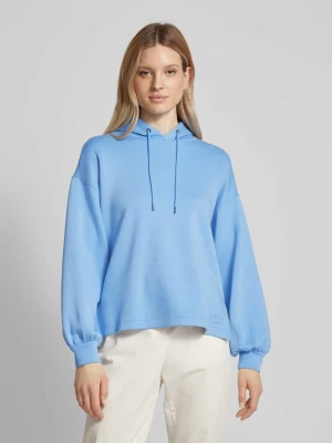 Bluza o kroju oversized z kapturem i detalem z logo model ‘Janelle’ MSCH Copenhagen