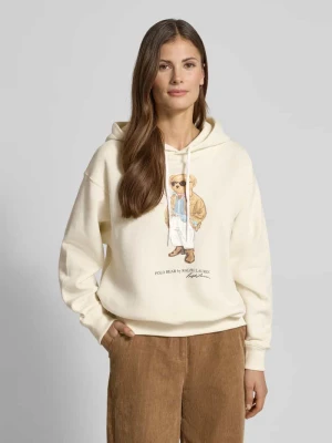 Bluza o kroju oversized z kapturem i misiem Polo Polo Ralph Lauren