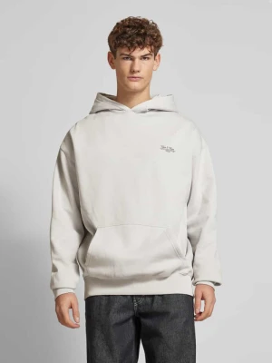 Bluza o kroju oversized z kapturem i nadrukiem z logo model ‘BRONSON’ Pegador
