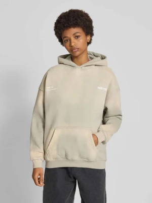 Bluza o kroju oversized z kapturem i nadrukiem z napisem i logo ANOTHER COTTON LAB