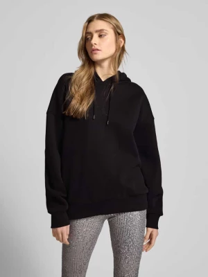 Bluza o kroju oversized z kapturem i prążkowanymi wykończeniami Review