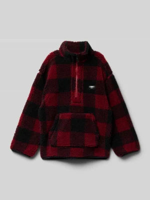 Bluza o kroju oversized z kieszenią kangurką model ‘Mercury’ Quiksilver