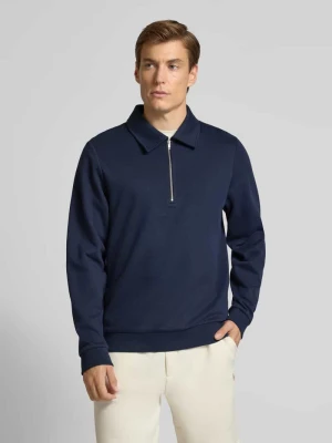 Bluza o kroju oversized z kołnierzykiem typu kent Christian Berg Men