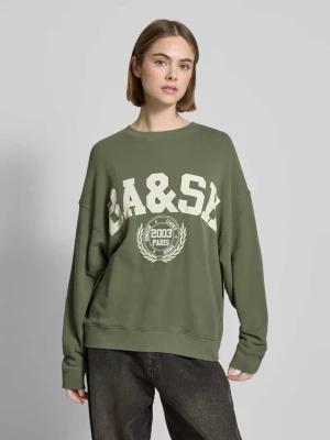 Bluza o kroju oversized z nadrukiem z logo Bash