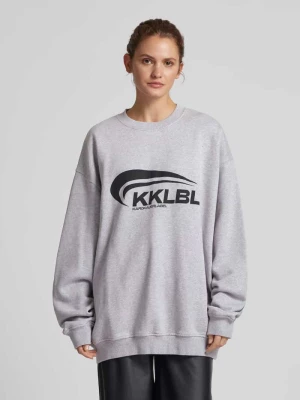 Bluza o kroju oversized z nadrukiem z logo Karo Kauer