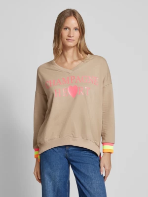 Bluza o kroju oversized z nadrukiem z logo miss goodlife