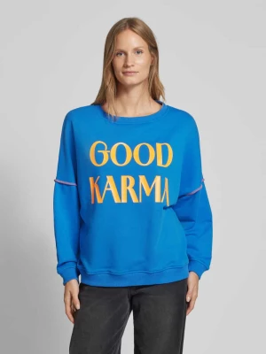 Bluza o kroju oversized z nadrukiem z logo miss goodlife