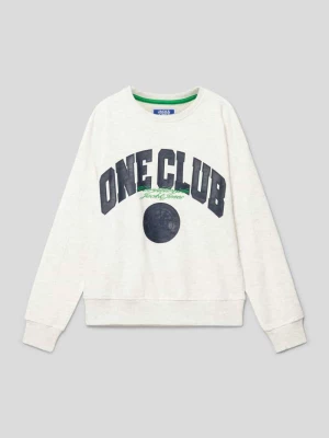 Bluza o kroju oversized z nadrukiem z logo model ‘COLE’ jack & jones