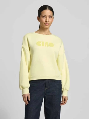 Bluza o kroju oversized z okrągłym dekoltem LANIUS