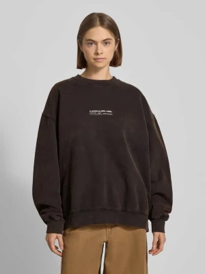 Bluza o kroju oversized z okrągłym dekoltem model ‘Legacy’ Karo Kauer