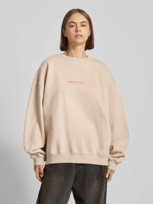 Bluza o kroju oversized z okrągłym dekoltem model ‘Legacy’ Karo Kauer
