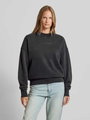 Bluza o kroju oversized z prążkowanymi wykończeniami ARMEDANGELS