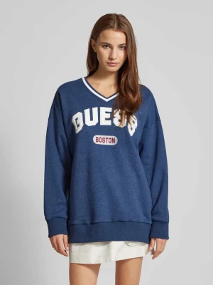 Bluza o kroju oversized z prążkowanymi wykończeniami Guess Activewear