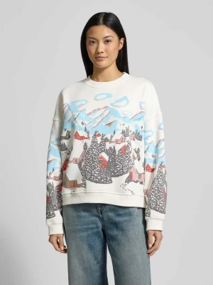 Bluza o kroju oversized z prążkowanymi wykończeniami Jake*s Casual