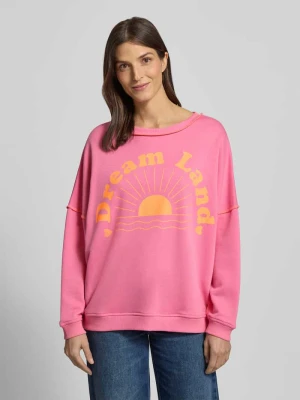 Bluza Oversized z prążkowanymi wykończeniami miss goodlife