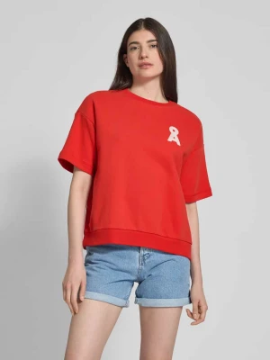 Bluza o kroju oversized z prążkowanymi wykończeniami model ‘BAMIKAA’ ARMEDANGELS
